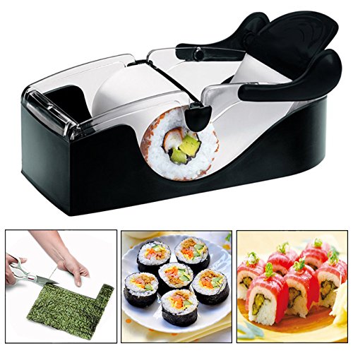 Binnan DIY Máquina Cortadora de Rodillos para Hacer Sushi Rollo, Kit del Fabricante Fácil y Divertido Cocina con Adecuado para Principiantes y Niños.