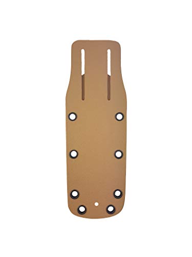 Bio Mordiscos Funda prefabricada de kydex/Material termoplástico para Cuchillo (Cinturón) (Marrón)