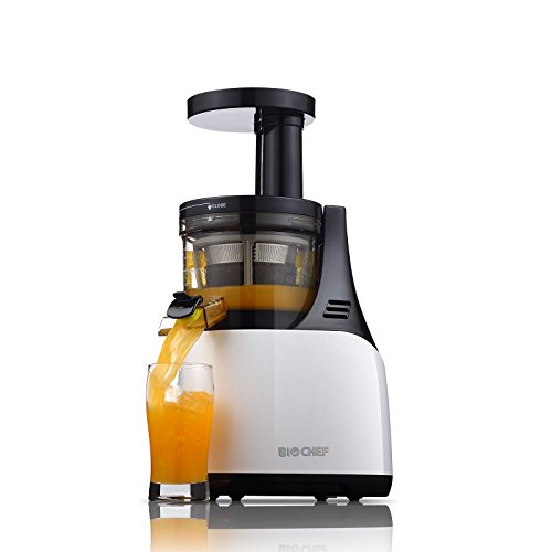 BioChef Synergy Slow Juicer - Licuadora de Prensado en Frío para Frutas y Verduras, Extractor de zumos Cold Press, Tecnología EPT y Operación Silenciosa