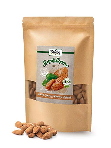 Biojoy Almendras crudas ecologicas, peladas sin sal y naturales (1 kg)