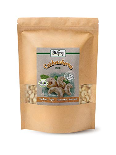 Biojoy Anacardos crudos naturales BÍO, sin sal, Anacardium occidentale (1 kg)