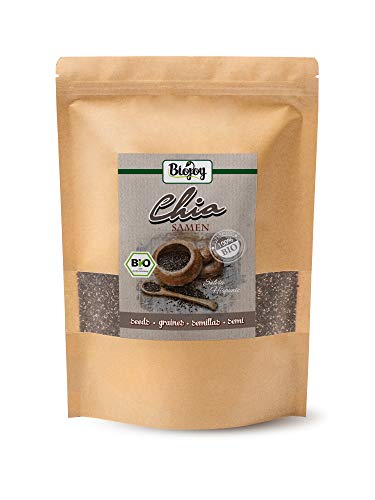 Biojoy Semillas de Chia Organicas, Salvia hispanica (1 kg)