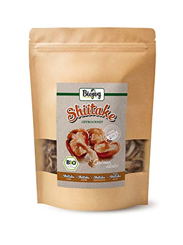 Biojoy Setas Shiitake Ecológicas deshidratadas - Lentinus Edodes (100 gr)