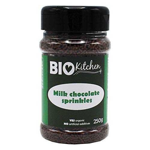 BioKitchen - Fideos de chocolate con leche ecológico (6 envases de 250 g)