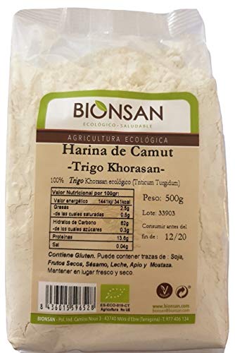 Bionsan Harina de Camut Ecológico - Trigo Khorasan - 6 paquetes de 500 gr - Total 3000 gr