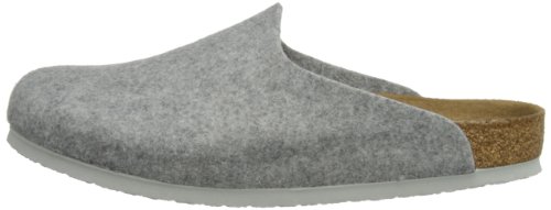 Birkenstock Amsterdam, Zapatillas de casa de fieltro Unisex Adulto, Gris (Light Grey), 38 EU (Estrecho)