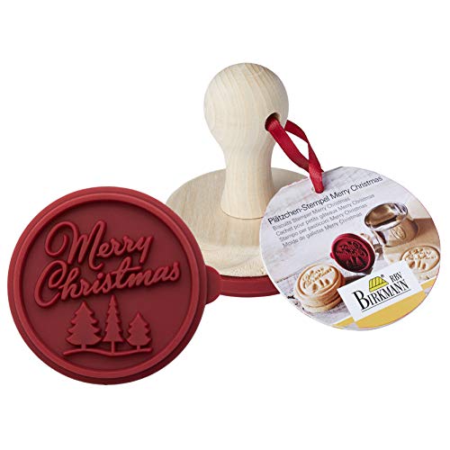 Birkmann 340176 - Sello para Galletas con Texto Merry Christmas