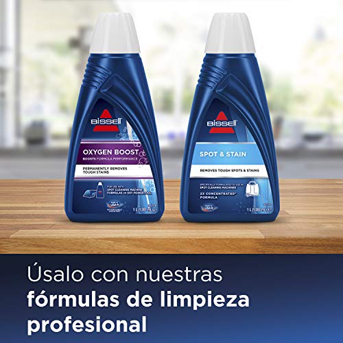 Bissell 2005N Stain Eraser - Borrador de Manchas, 763 milliliters, 76 Decibelios, Titanio/Rojo