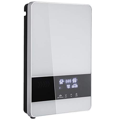 Bisujerro 21 KW Calentador de Agua Instantáneo 380W Calentador de Agua Eléctrico Hot Water Heater para Uso en Cocina o en Baño (21KW)