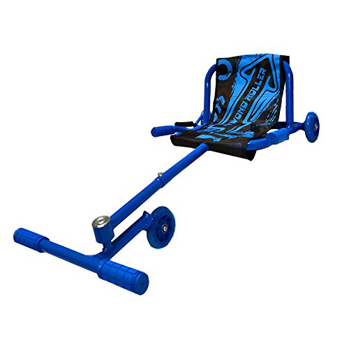 BIWOND Roller Dance (Patinete Infantil sin baterías con 3 Ruedas, Luces LED, Movimientos Zig – Zag, para Niños y Niñas, Material Antideslizante) - Azul