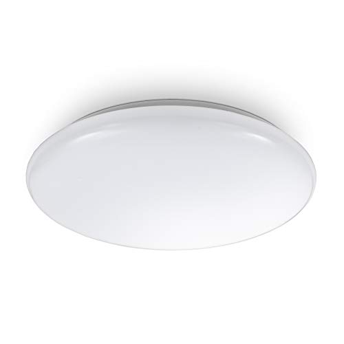 B.K.Licht I 12W LED Plafón I Lámpara de techo LED, Iluminación para interiores y oficina, Luz blanca neutra 4000K 1200lm