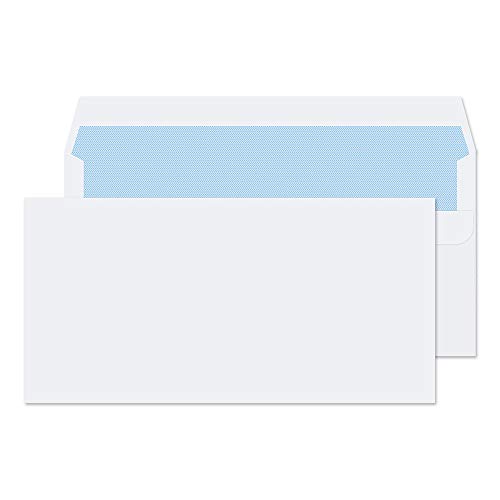 Blake DL, 110 x 220 mm 90 g – Sobres autoadhesivos (100 unidades), color blanco