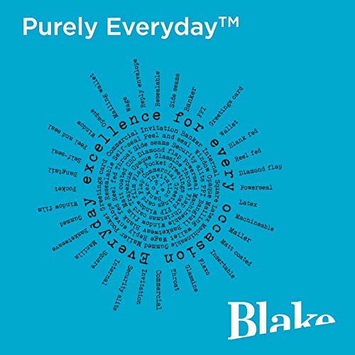 Blake Purely Everyday - Sobre (500 unidades, 100 g, C5, 229 x 162 mm, autoadhesivo), color blanco