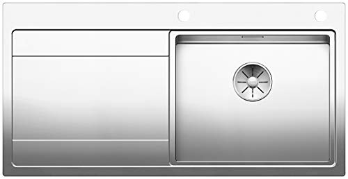 Blanco 521660 Divon II 5 S-IF-Fregadero de cocina (acero inoxidable, acabado satinado), 50 cm Unterschrank