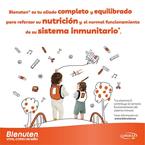 Blenuten Vainilla 800grs, alimento completo y equilibrado para niños que requieran un aporte extra de nutrientes