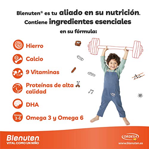 Blenuten Vainilla 800grs, alimento completo y equilibrado para niños que requieran un aporte extra de nutrientes