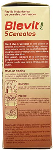 Blevit Plus 5 Cereales para bebé - 300 gr