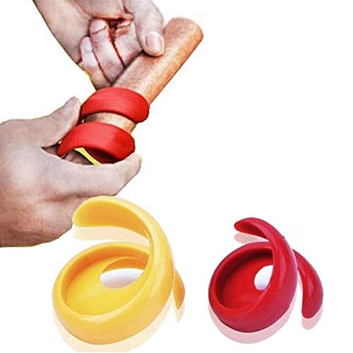 BLTR Pastelería Manual de 2PCs Fantasía Salchicha Cortador Espiral Barbacoa Hot Dogs Cortador Cortador de Cocina de Corte Auxiliar Gadget Cocinando (Color : Multi-Colored)