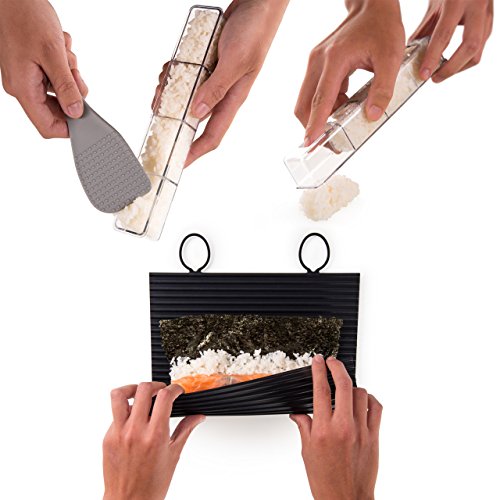 Blumtal Sushi - kit sushi -con Instrucciones - Preparar Sushi, Fácil Y Profesional Con Este Juego 7 Utensilios - Set Apto Para Lavavajillas