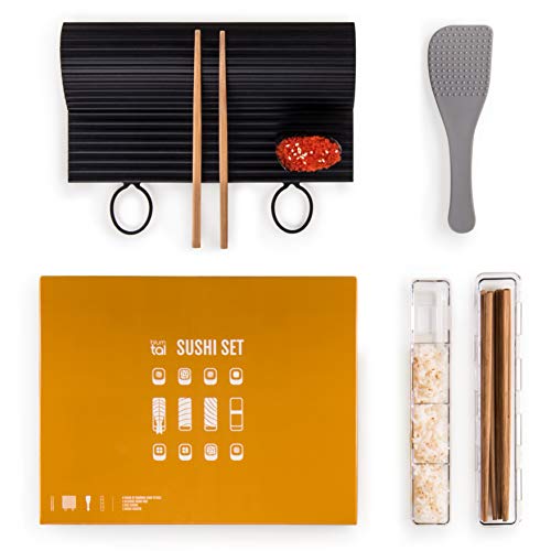 Blumtal Sushi - kit sushi -con Instrucciones - Preparar Sushi, Fácil Y Profesional Con Este Juego 7 Utensilios - Set Apto Para Lavavajillas