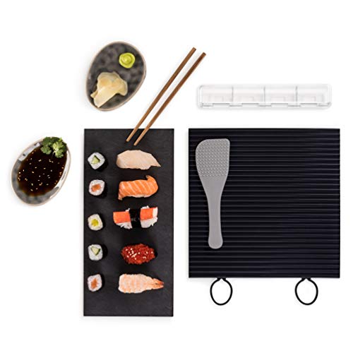 Blumtal Sushi - kit sushi -con Instrucciones - Preparar Sushi, Fácil Y Profesional Con Este Juego 7 Utensilios - Set Apto Para Lavavajillas