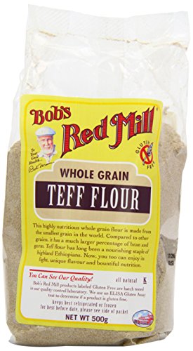 Bobs Red Mill Gluten Free Teff Flour 500 g (order 4 for retail outer)