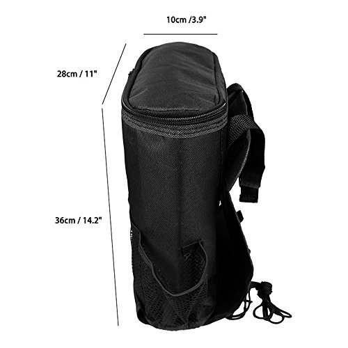 Bolsa nevera Auto espalda Organizador con malla bolsillos Auto asiento multiusos bolsillos Viajes Práctico Bolsa Soporte para bebidas enfriador para Auto asiento red Funda & Portavasos negro 2 Stück