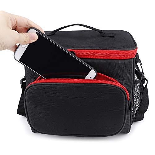 Bolsa Térmica Comida de 10L, Termica Porta Alimentos con Correa Portatil Bolsa de Almuerzo, Bolsa Isotermica para Adulto Niños Bolsa Nevera Oficina Escuela Viaje Playa Picnic Camping Barbacoa