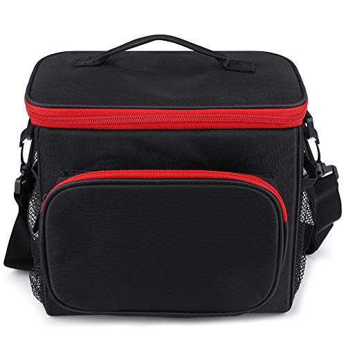 Bolsa Térmica Comida de 10L, Termica Porta Alimentos con Correa Portatil Bolsa de Almuerzo, Bolsa Isotermica para Adulto Niños Bolsa Nevera Oficina Escuela Viaje Playa Picnic Camping Barbacoa