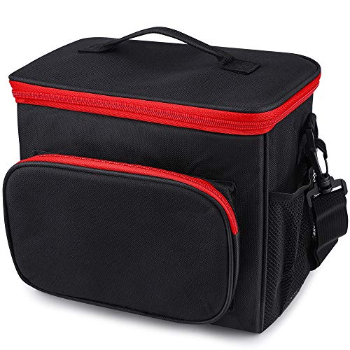 Bolsa Térmica Comida de 10L, Termica Porta Alimentos con Correa Portatil Bolsa de Almuerzo, Bolsa Isotermica para Adulto Niños Bolsa Nevera Oficina Escuela Viaje Playa Picnic Camping Barbacoa