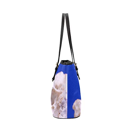 Bolsos de mujer a la venta Anémona Animal Acuario Payaso Pez Marino Océano Bolsos de mano de cuero Bolsos causales Organizador de hombro con cremallera para dama Niñas Bolsas de supermercado reutiliza