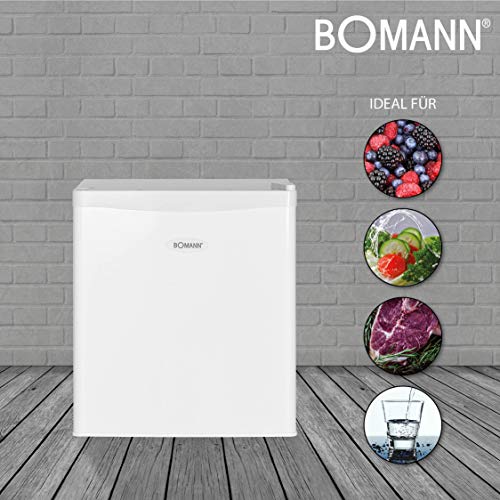 Bomann KB 389 - Nevera combi (Independiente, Color blanco, Derecho, 42L, 43L, T, No)