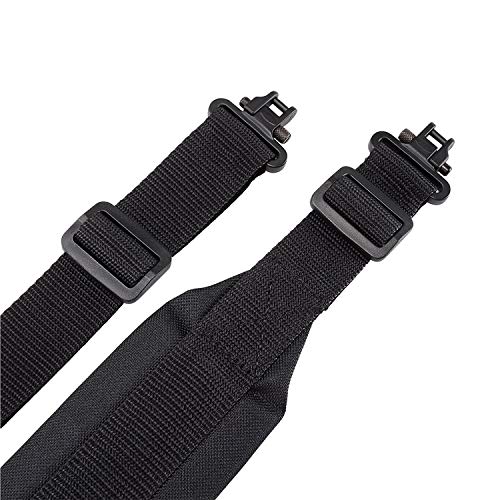 BOOSTEADY Correa Ajustable para Escopeta Correa para Pistola de Dos Puntos Correa para Rifle Correa Giratoria con Accesorios Kit de Culata - Paquete