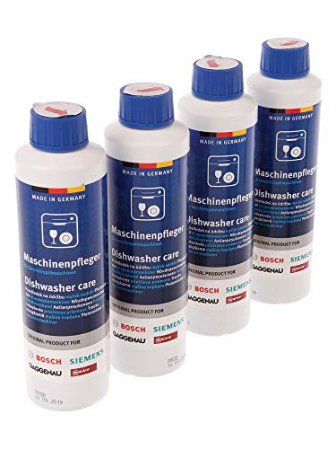 Bosch 00311566 lavavajillas limpiador de cuidado, 4 x 250 ml