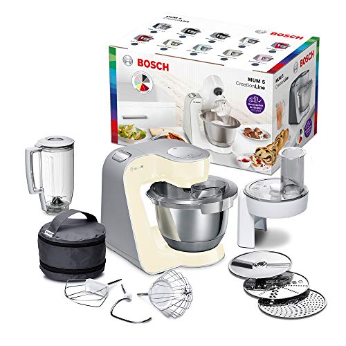 Bosch MUM58920 - Robot de cocina (1000 W, acero inoxidable), color beige