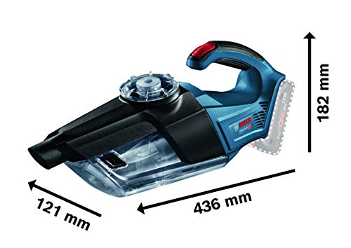 Bosch Professional GAS 18V-1 Aspirador, sin batería, capacidad 0,70 l, 60 mbar, 18 V, Azul