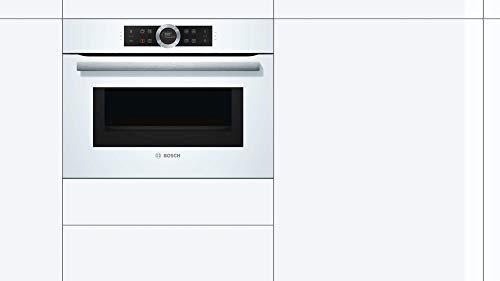 Bosch serie 8 - Horno compacto con microondas cmg633bw1 blanco