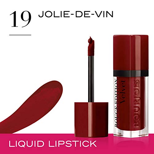 Bourjois Velvet Barra de Labios Líquida Tono 19 Jolie-de-vin - 28 gr