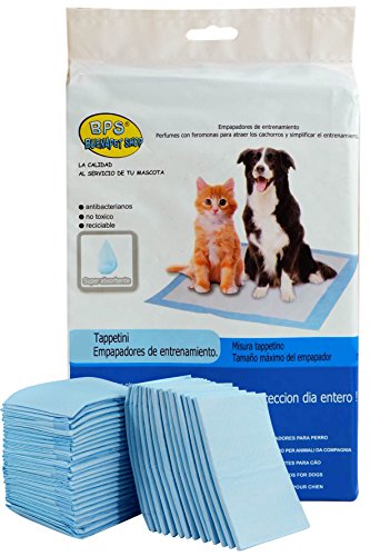 BPS® Empapadores de Entrenamiento para Perros Gatos Perfumes con Feromonas para Atraer los Cachorros y Simplificar el Entrenamiento Producto Mascotas (20 pcs 60 * 90 cm) BPS-2170