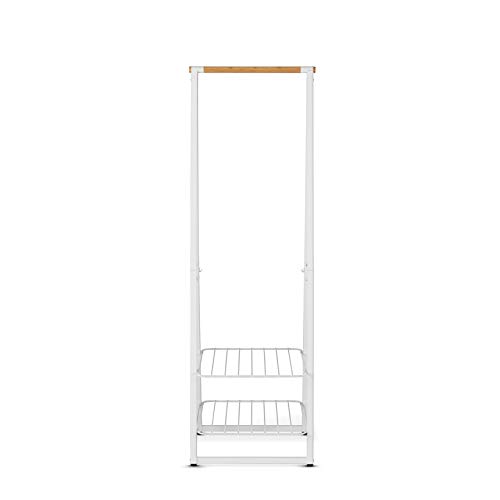 Brabantia 118227 Linn Perchero-Parabán Pequeño, Metal, Blanco