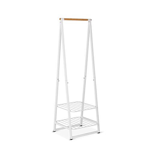 Brabantia 118227 Linn Perchero-Parabán Pequeño, Metal, Blanco