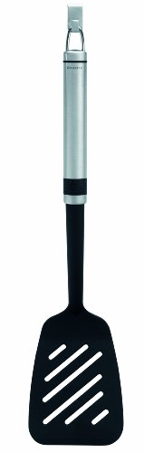 Brabantia 363726 - Espátula Grande, Acero y Nylon, Color Gris y Negro