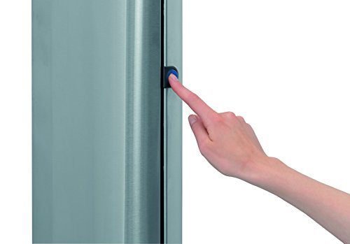 Brabantia 475924 - Tendedero de ropa plegable de pared Wallfix, con caja de almacenamiento en acero, 24 metros de cuerda, color gris metalizado, aluminio