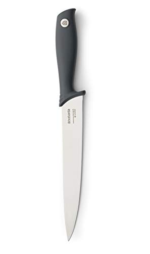 Brabantia Tasty+ Cuchillo trinchante, Dark Grey, Talla única