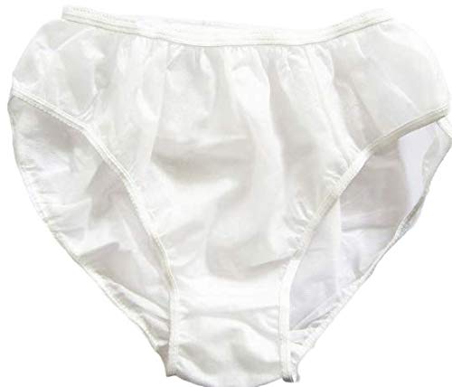 Bragas Desechables Suave y Ligera para Mujer (Lote de 5) - Ropa Interior de un Solo Uso. Braguitas para Maternidad Hospitales Viajes Spa Masajes