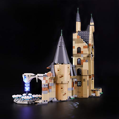 BRIKSMAX Kit de Iluminación Led para Lego Harry Potter Torre del Reloj de Hogwarts, Compatible con Ladrillos de Construcción Lego Modelo 75948, Juego de Legos no Incluido