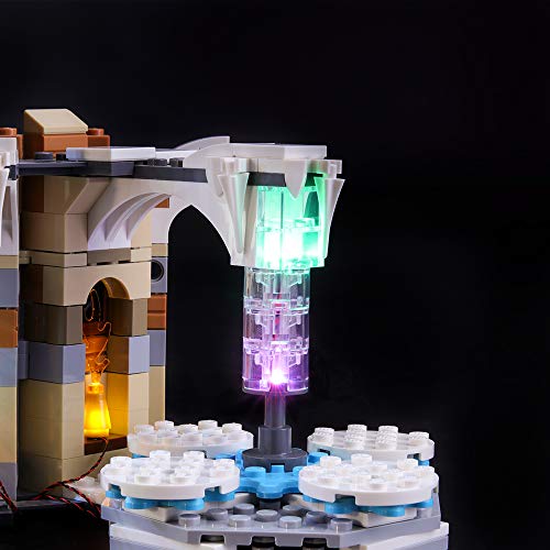 BRIKSMAX Kit de Iluminación Led para Lego Harry Potter Torre del Reloj de Hogwarts, Compatible con Ladrillos de Construcción Lego Modelo 75948, Juego de Legos no Incluido