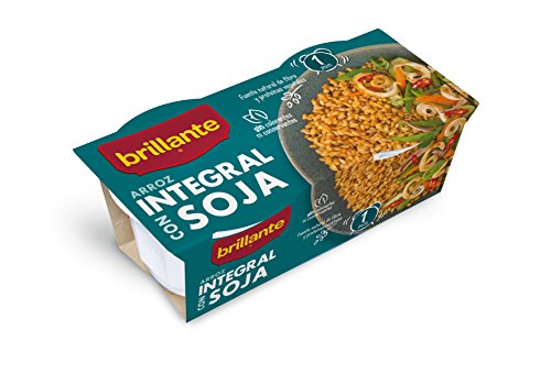 Brillante Arroz Integral Con Soja 125G X 2 - [Pack De 8] - Total 2 Kg