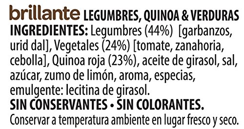 Brillante benefit (Legumbres, Quinoa, Verduras) 250g