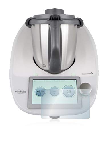 BROTECT Protector Pantalla Cristal Compatible con Vorwerk Thermomix TM6 Protector Pantalla Vidrio Dureza 9H AirGlass